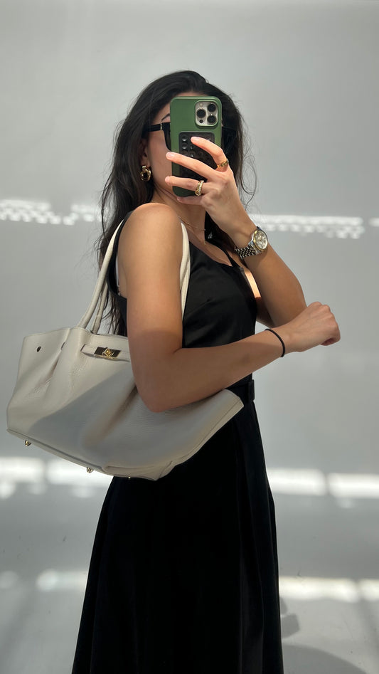 Elegante Leder Tote Bag
