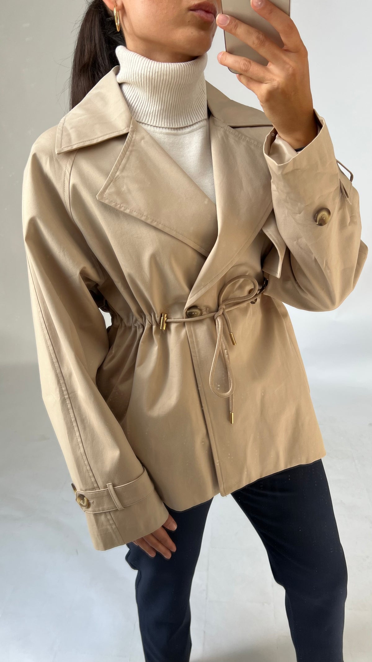 Kurzer Trenchcoat Malia