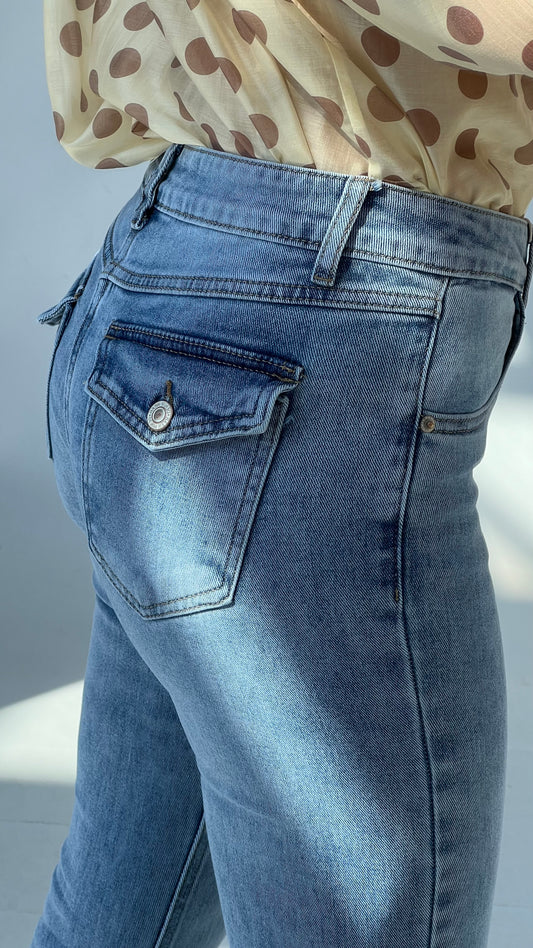 Slim Flared Jeans