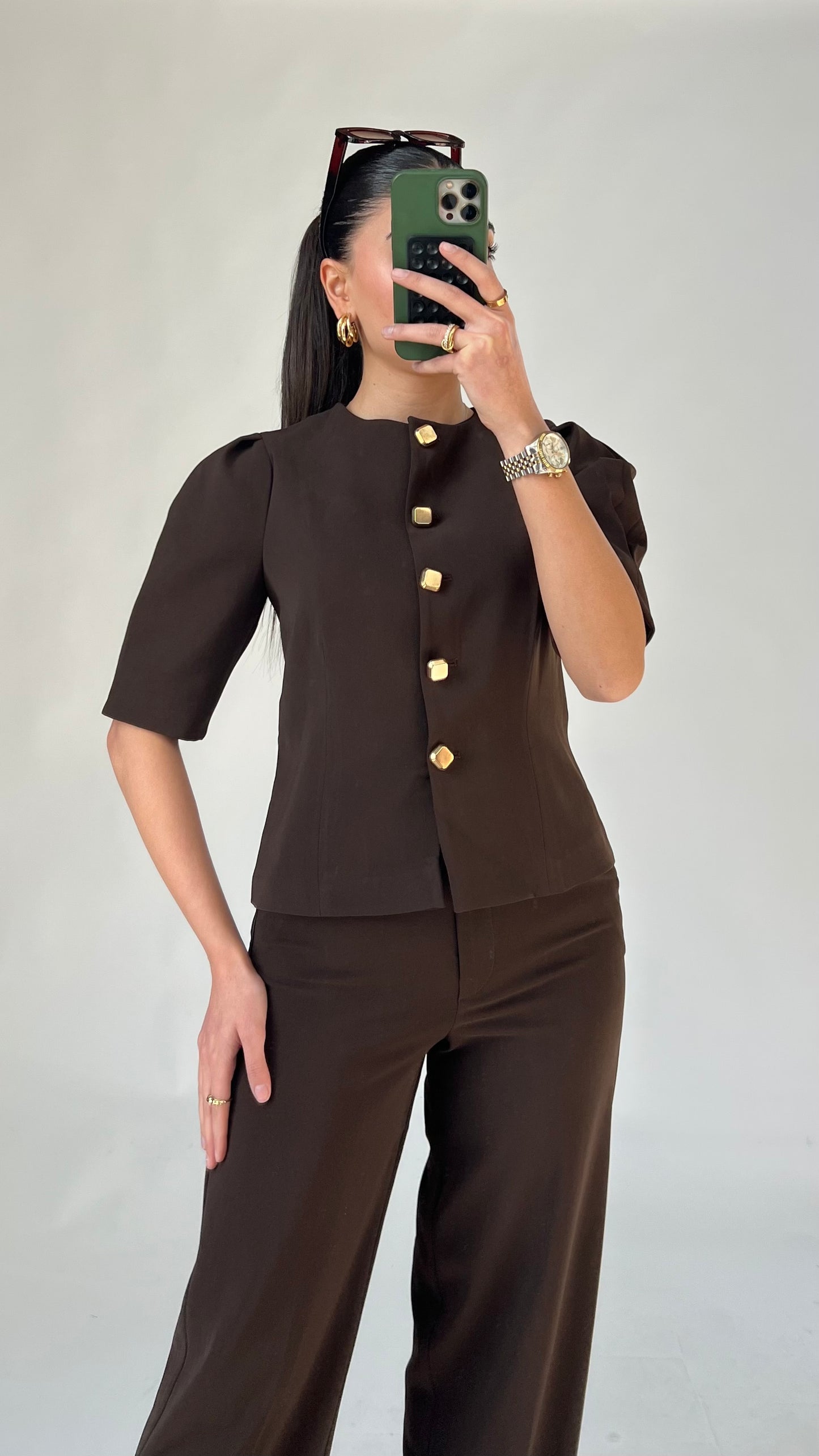 Eleganter Zweiteiler mit Hose