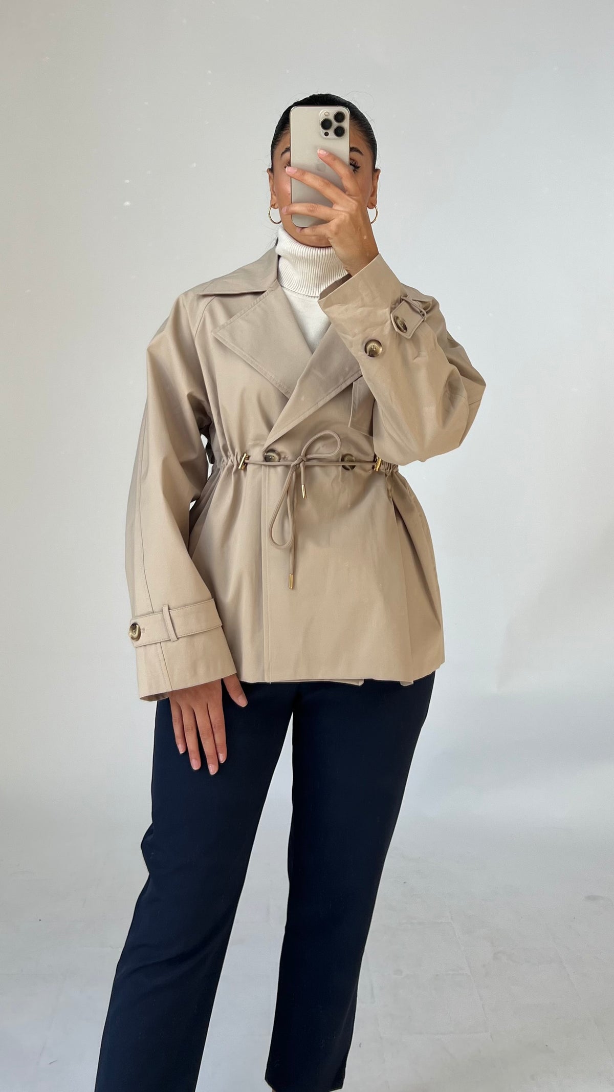 Kurzer Trenchcoat Malia