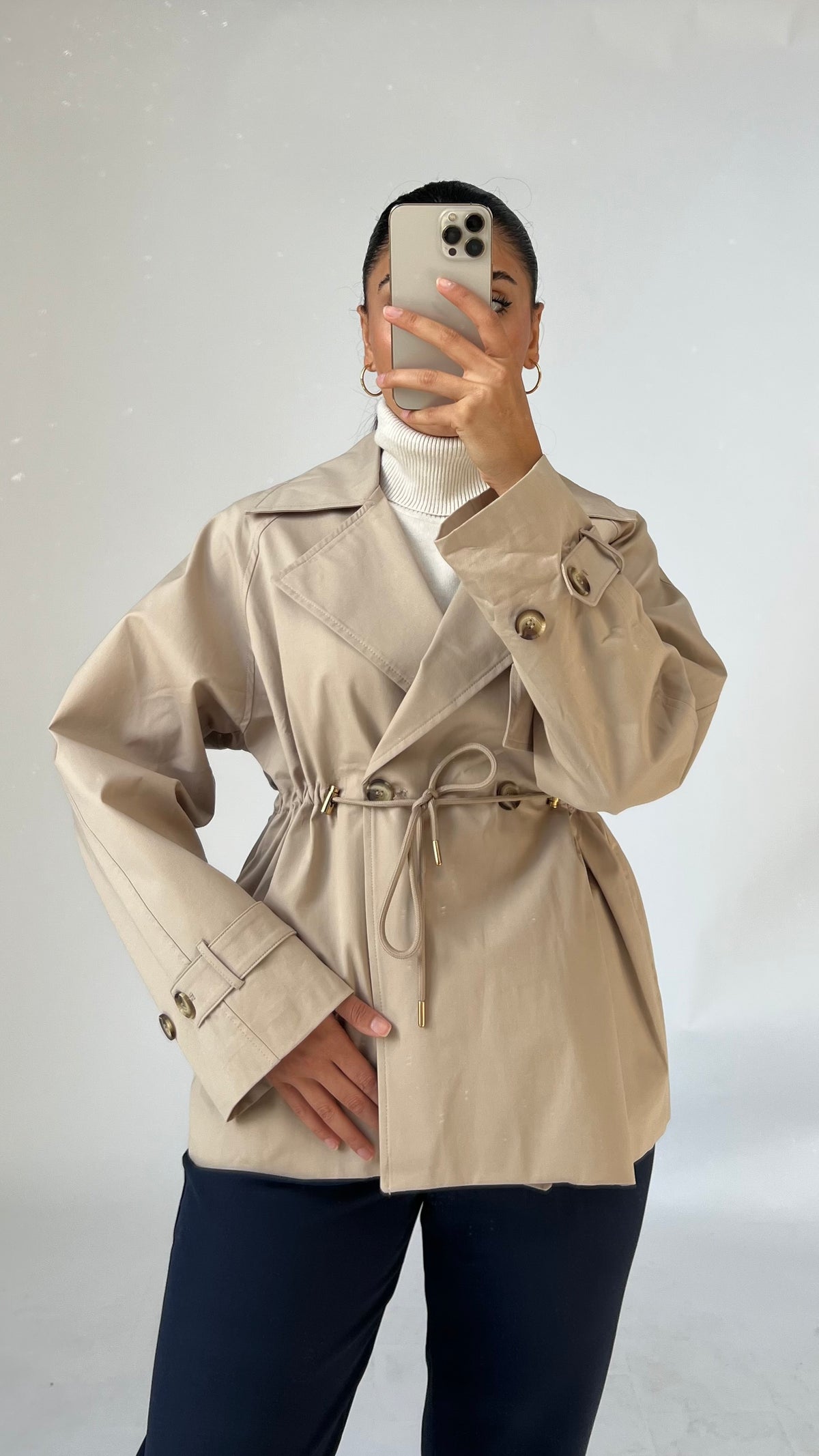 Kurzer Trenchcoat Malia