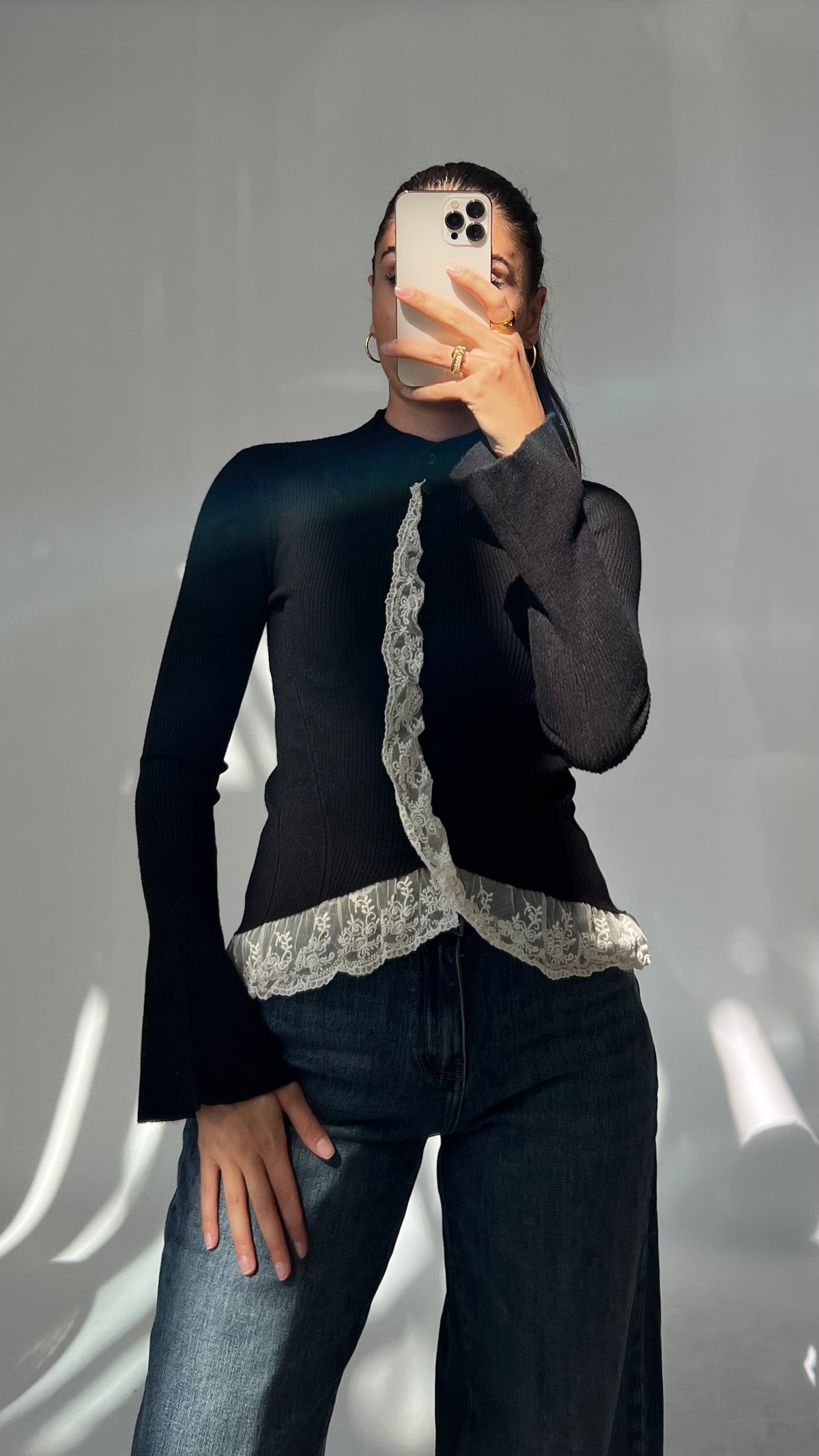 Spitzen Cardigan