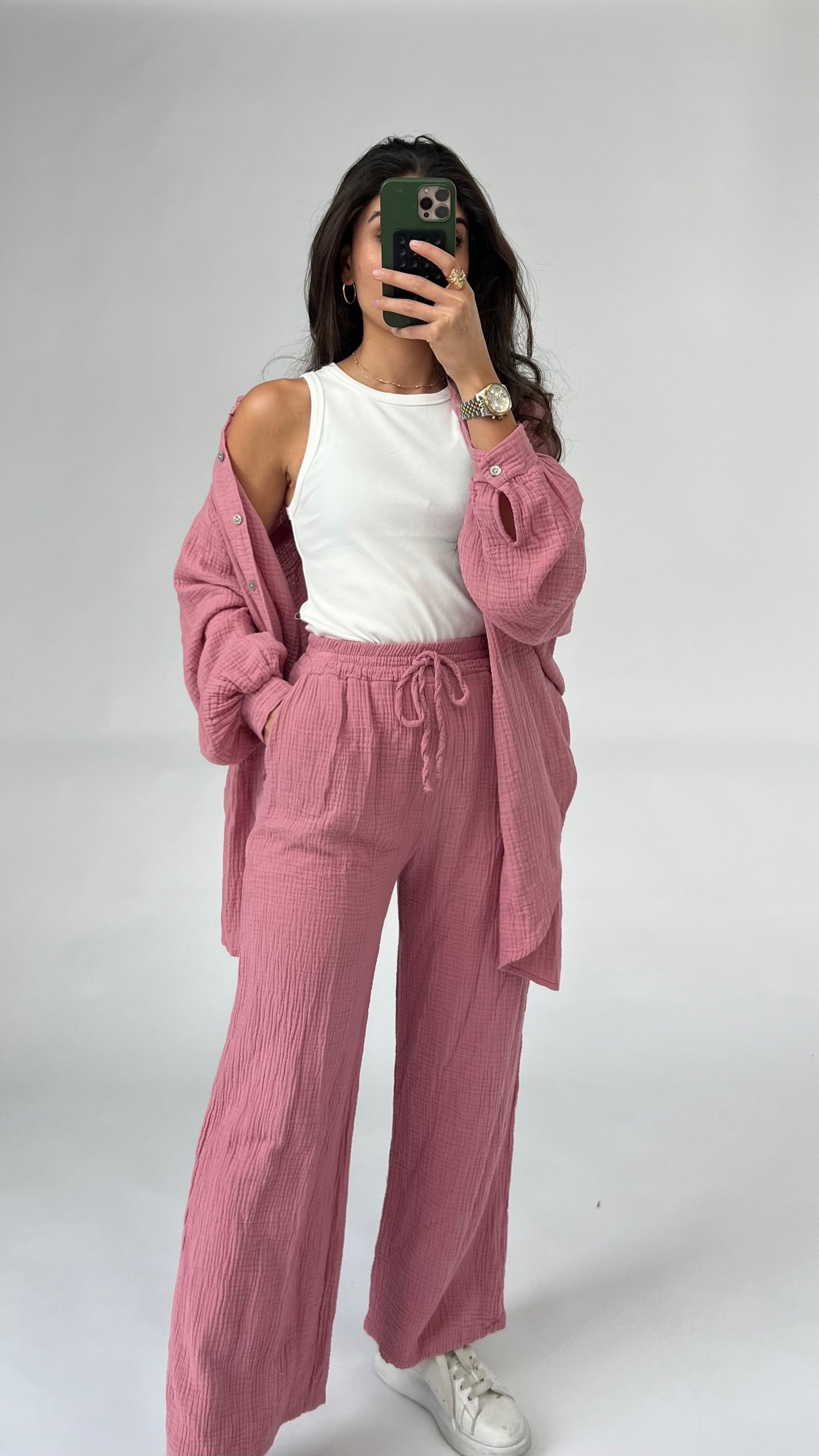 Musselin Zweiteiler mit Hose