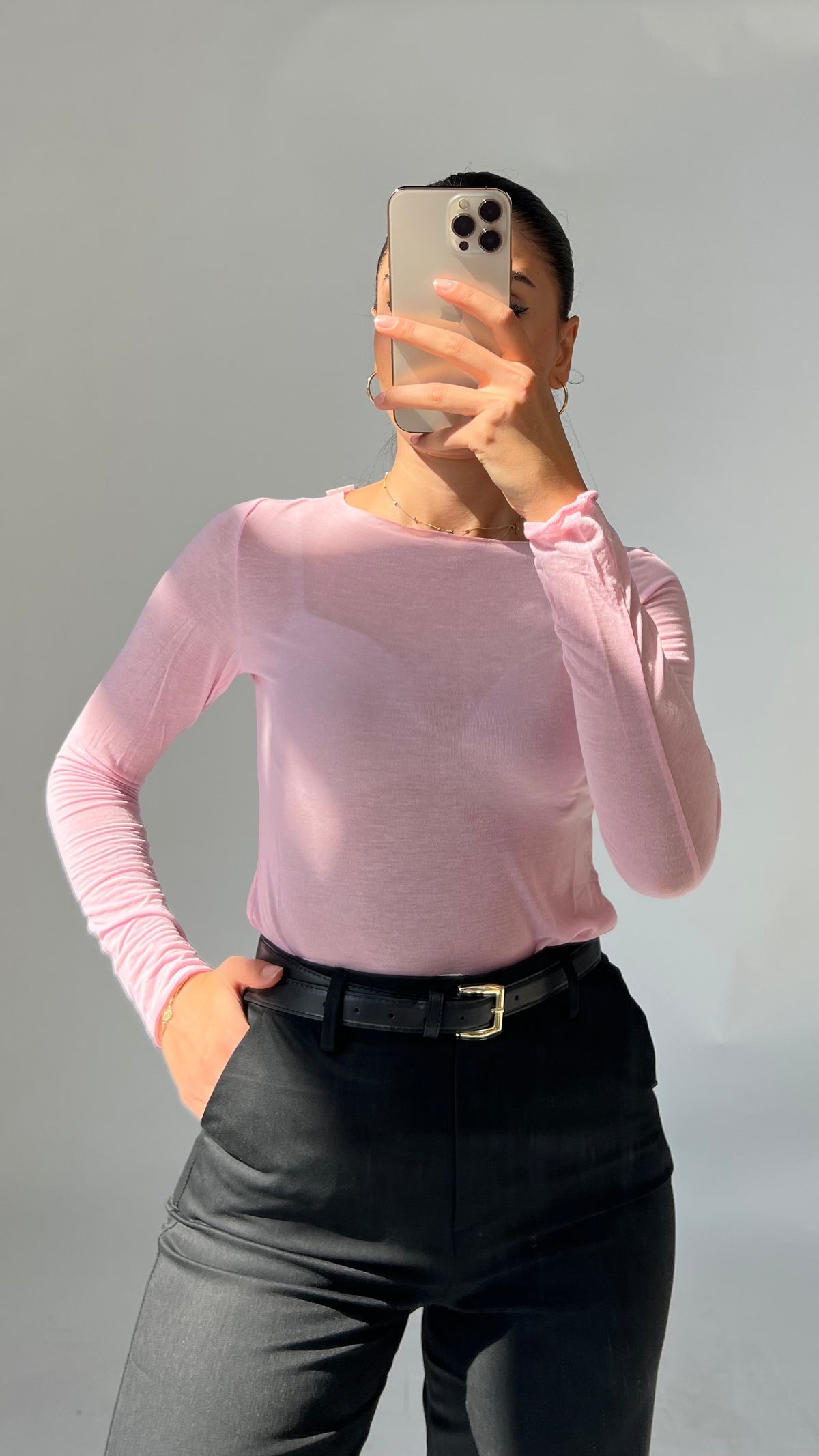 Longsleeve mit Kaschmir