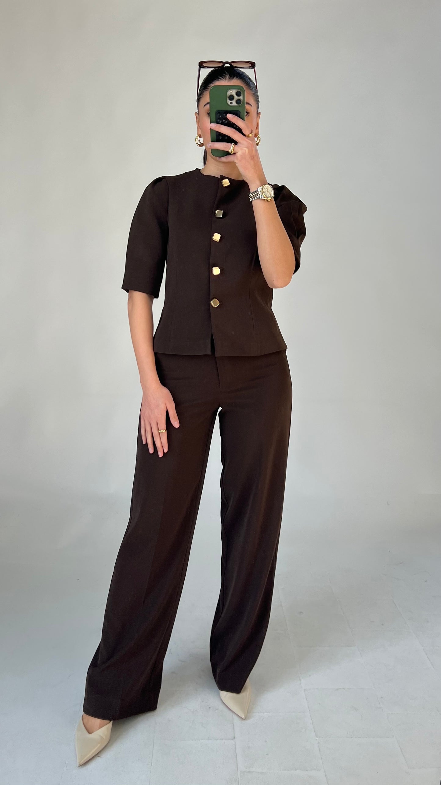 Eleganter Zweiteiler mit Hose