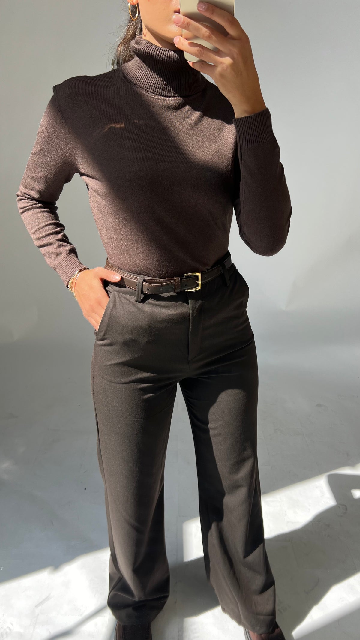 Locker Rollkragenpullover