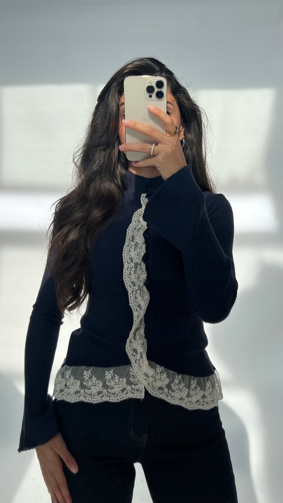 Spitzen Cardigan