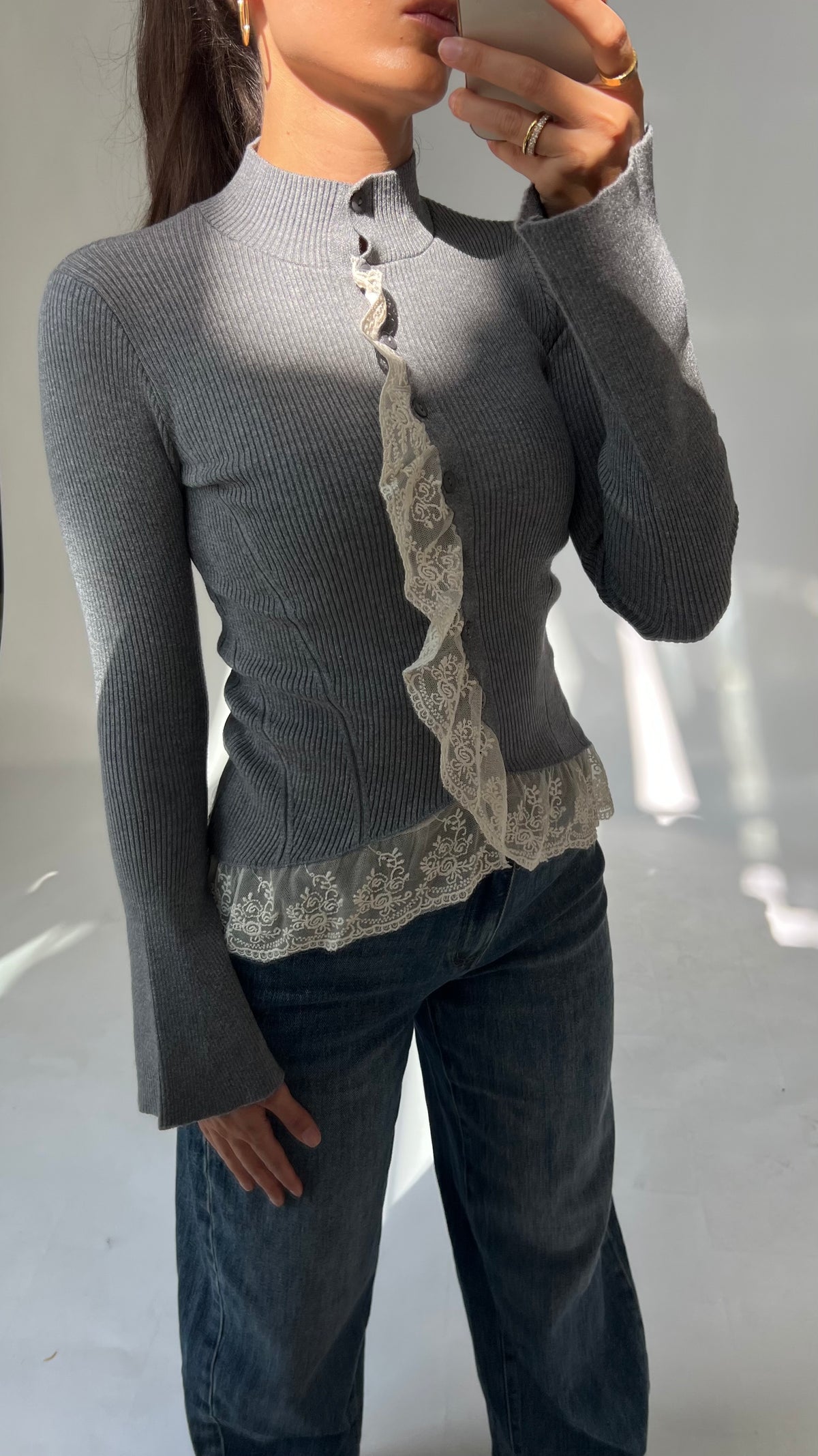 Spitzen Cardigan