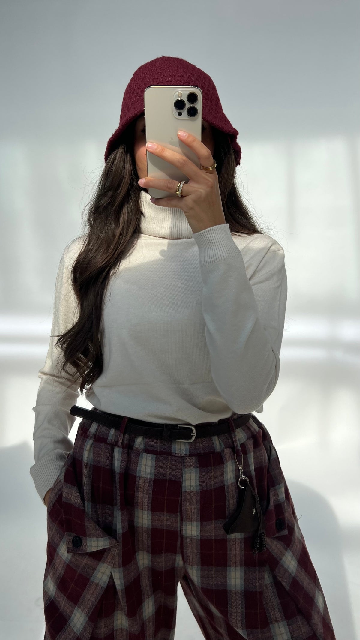 Locker Rollkragenpullover