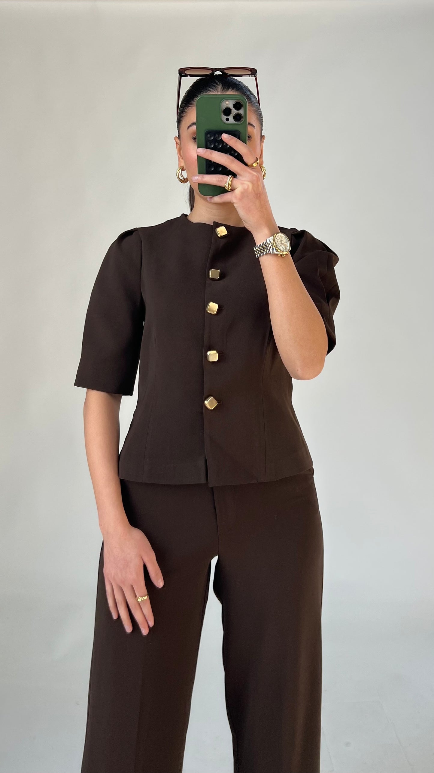 Eleganter Zweiteiler mit Hose
