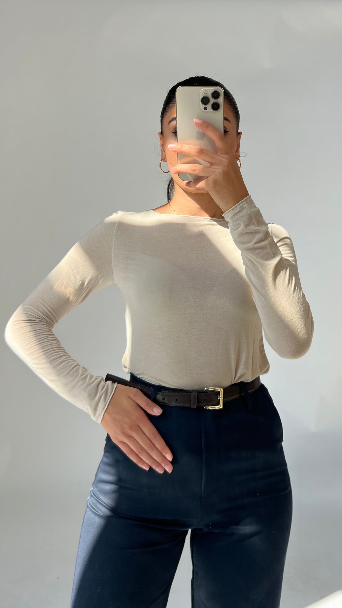 Longsleeve mit Kaschmir