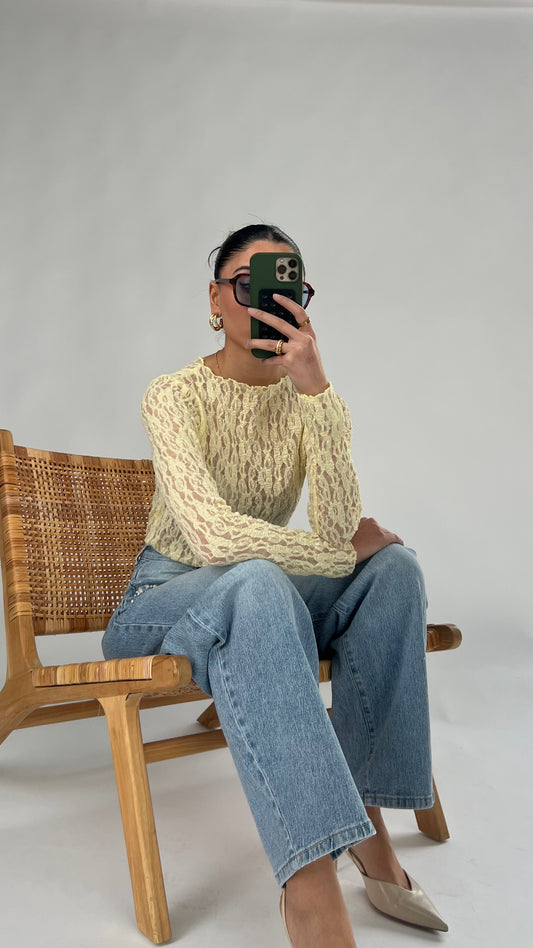 Elegantes Spitzen-Top