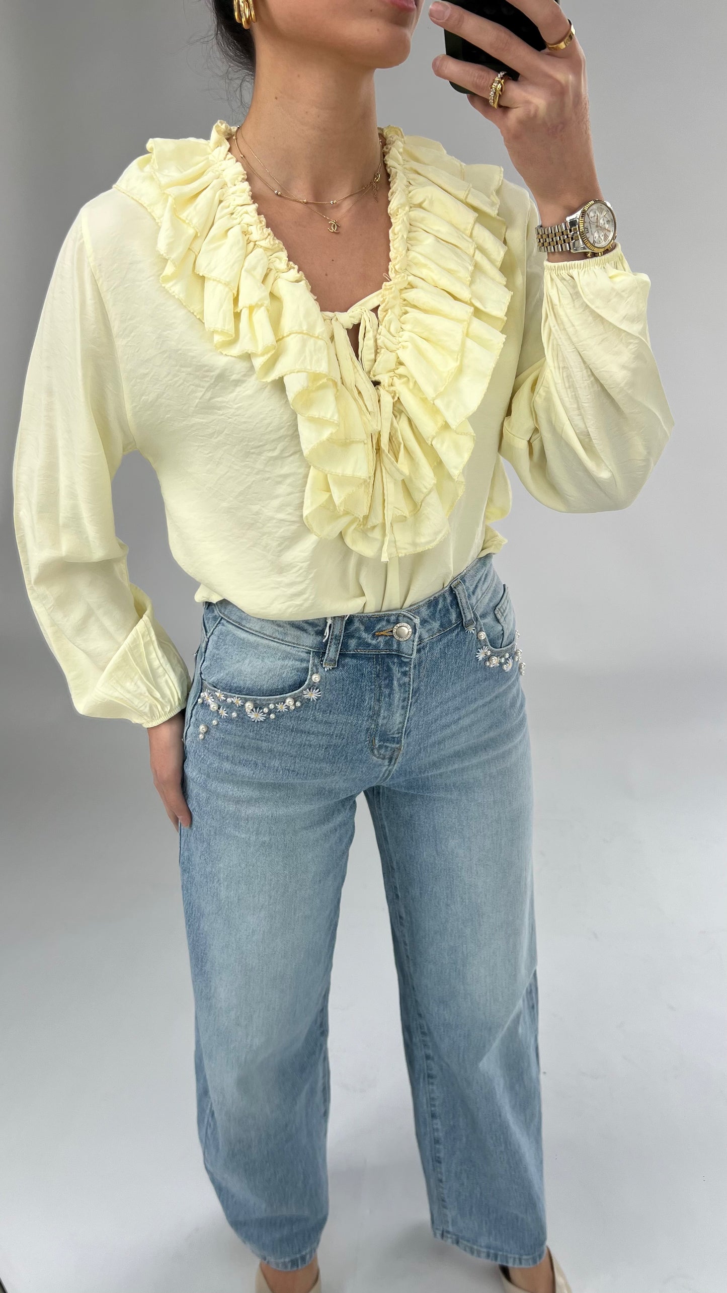 Leichtes Rüschen-Top