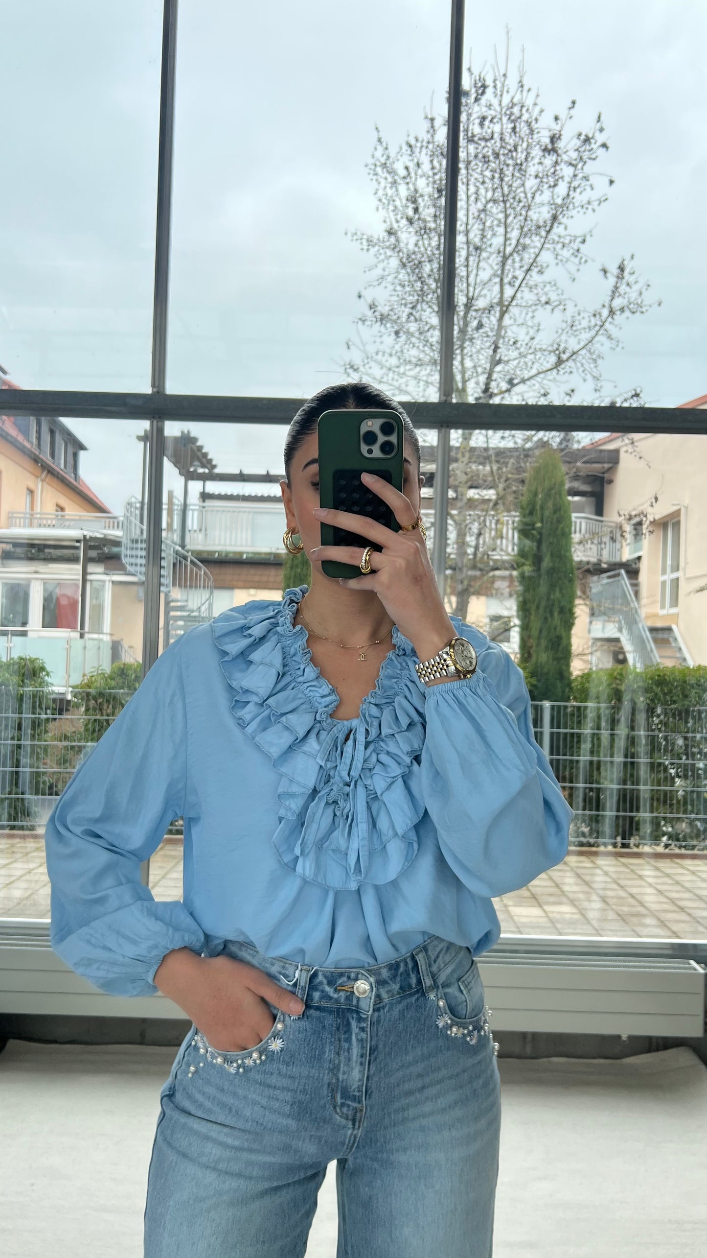 Leichtes Rüschen-Top