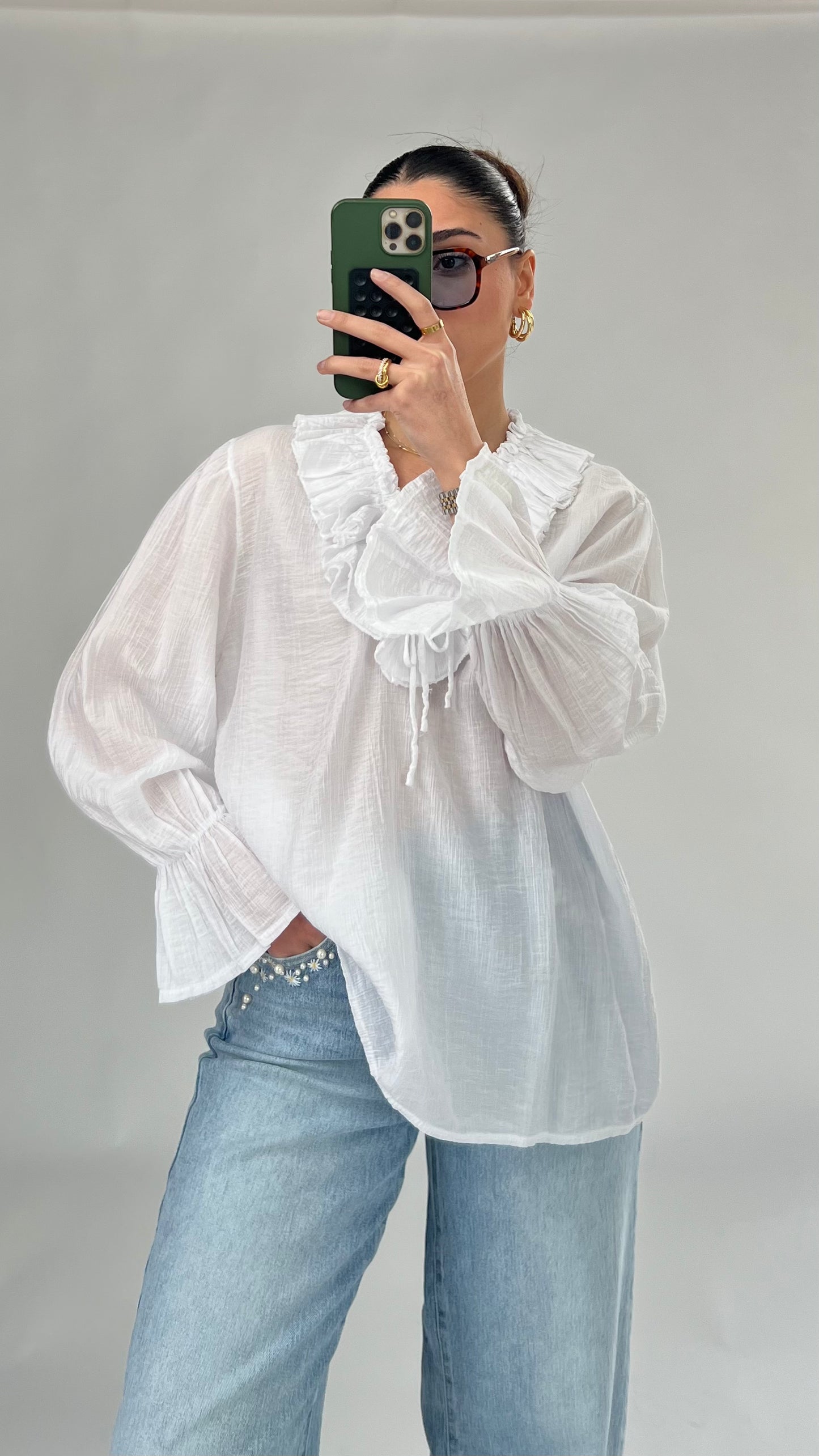 Leichte Rüschen-Bluse