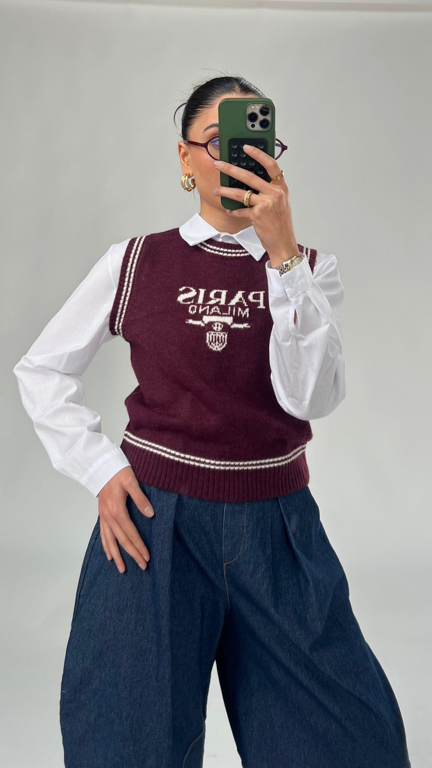 Strick-Top „Paris“