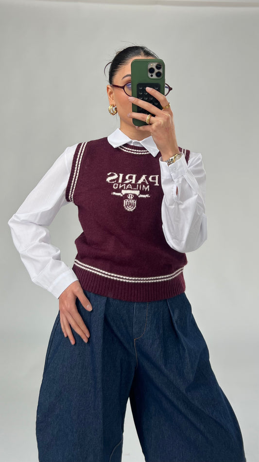 Strick-Top „Paris“